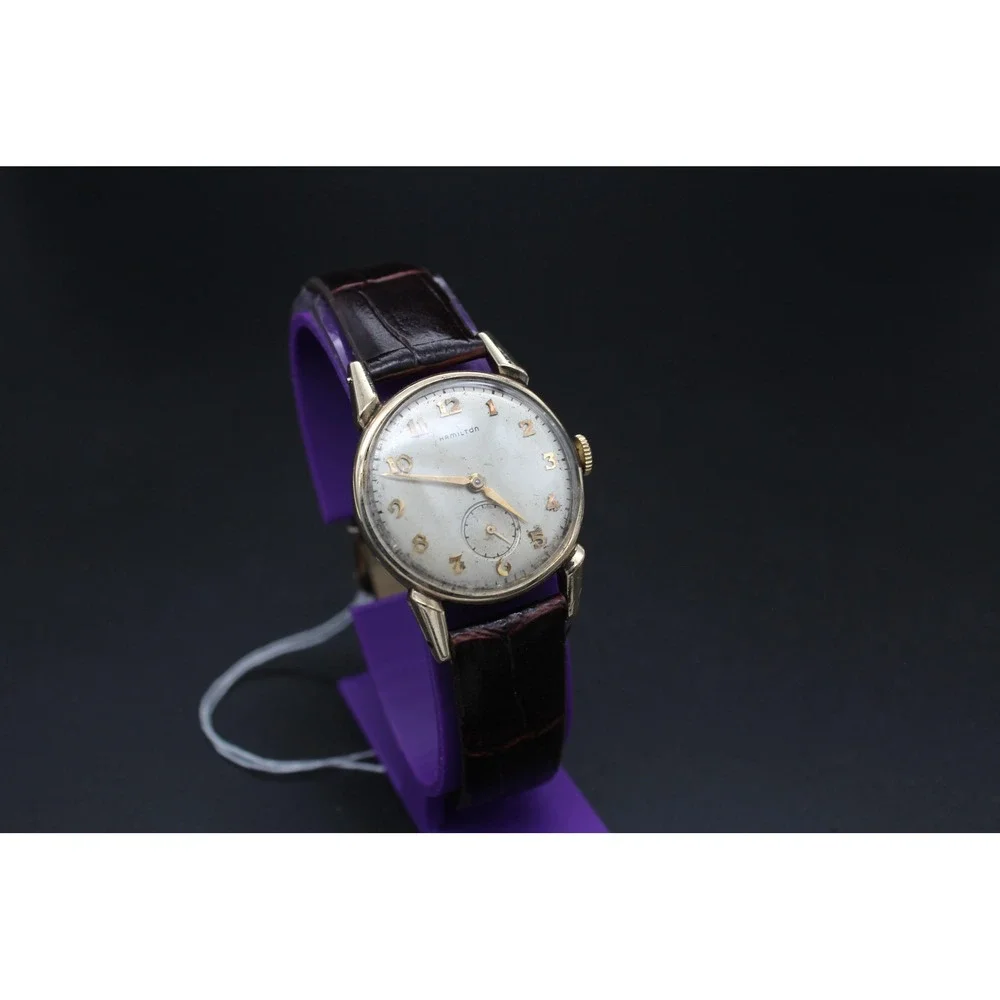 Vintage Hamilton Manual Wind 10K Gold Filled Small Seconds Watch – Running